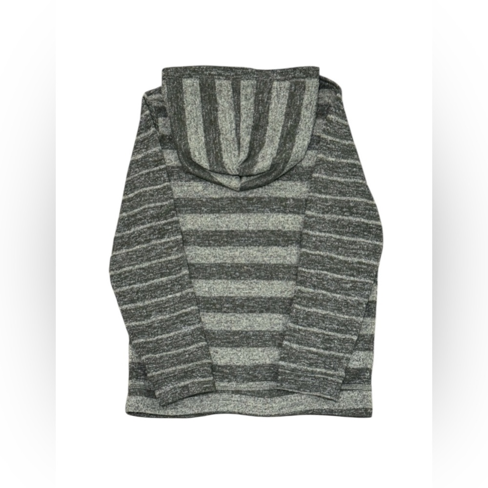 Wonder Nation, Boys' hoodie ,sweatshirt, gray with green, size 8 US - Picture 3 of 4